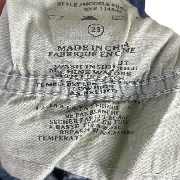 Blank NYC 28 Reade Crop Blue Medium Wash Denim Mid Rise Skinny Jeans Pockets - Picture 7 of 7